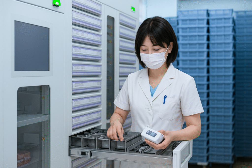 【駅から2分！】病院内でお薬の補充や取り揃えなどの軽作業