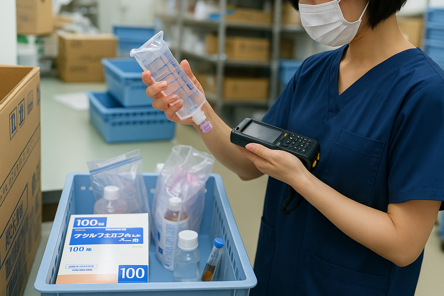 病院内で飲み薬や注射薬の取り揃えをするお仕事